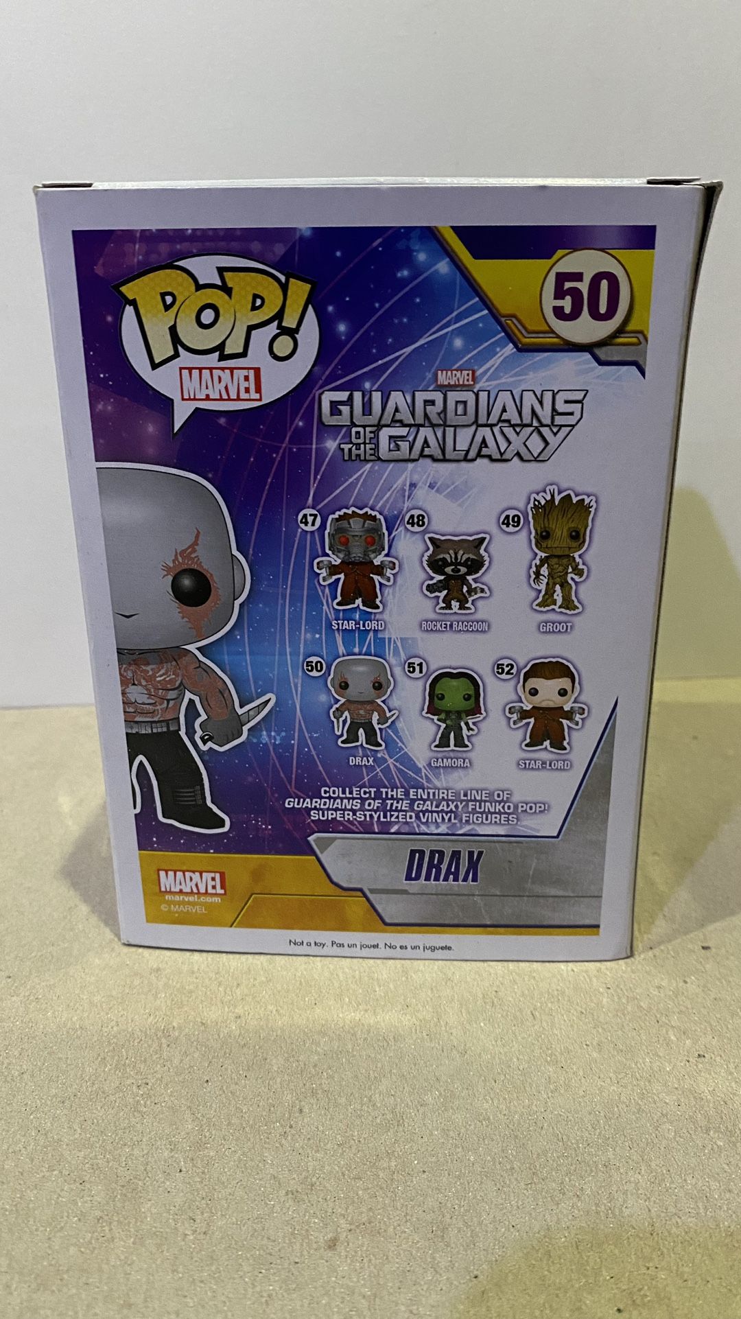 Funko POP! Marvel Guardians of the Galaxy Drax #50 Vinyl Figure - photo 2