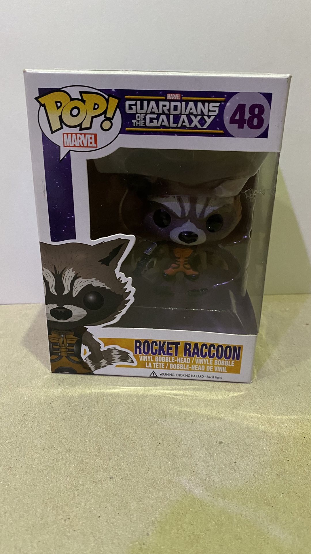 Funko Pop Rocket Raccoon Guardians of the Galaxy #48
