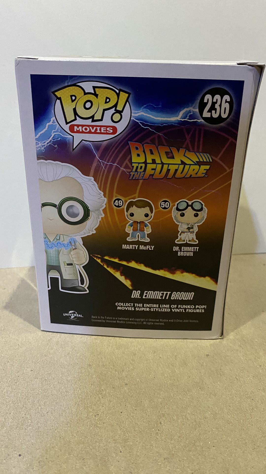 Back To The Future Pop Funko Dr Emmet Brown Loot Create 236 - photo 3