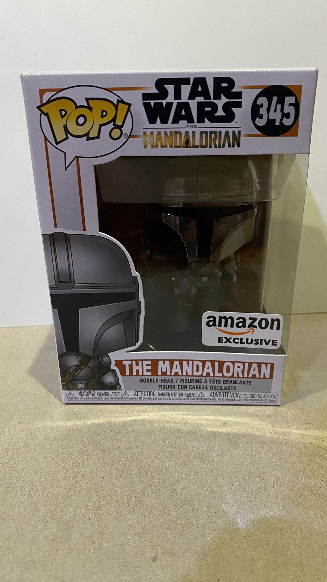 Funko Pop! Star Wars: The Mandalorian #345 Chrome Amazon