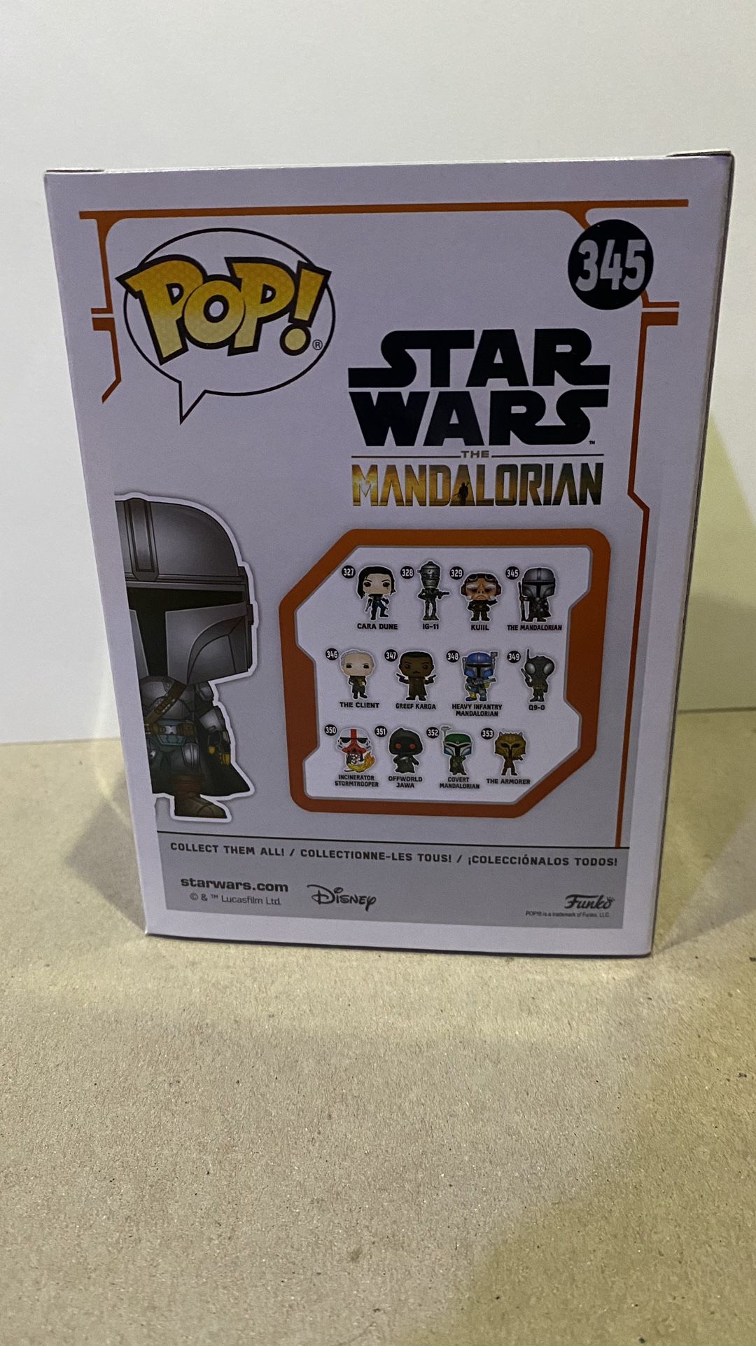 Funko Pop! Star Wars: The Mandalorian #345 Chrome Amazon - photo 3