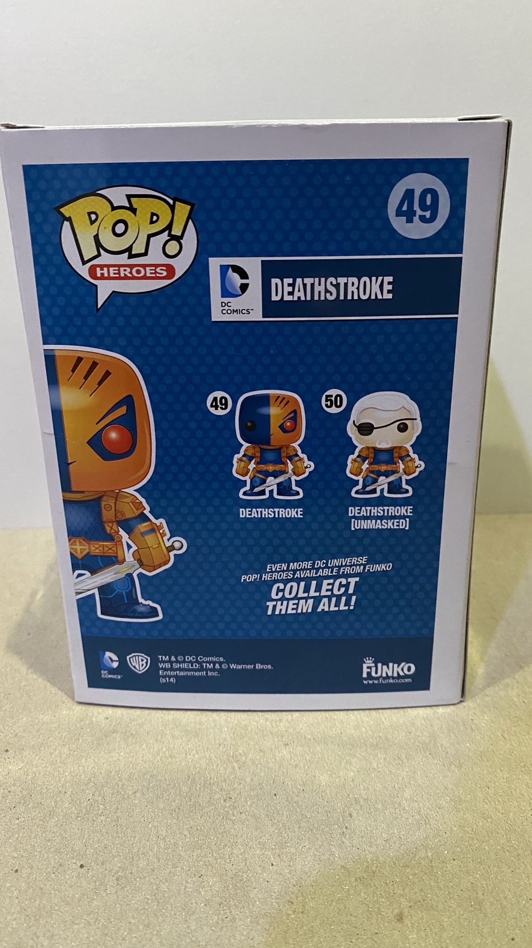 Metallic DC Comic Pop Heroes #49 Deathstroke Funko pop - photo 3