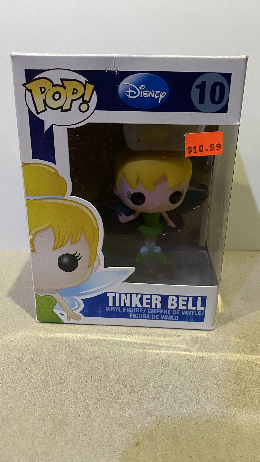 (Damaged Box)Disney Funko Pop Vinyl Figure #10 -Tinker Bell