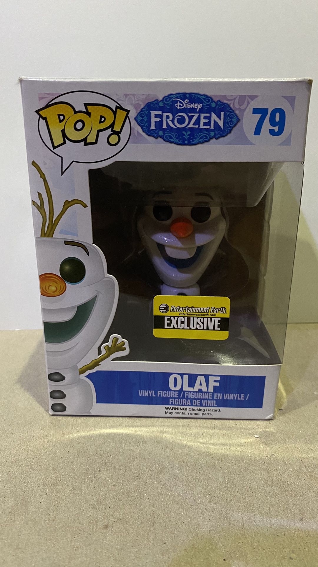 Funko Pop Olaf Glitter EE Exclusive #79 Frozen