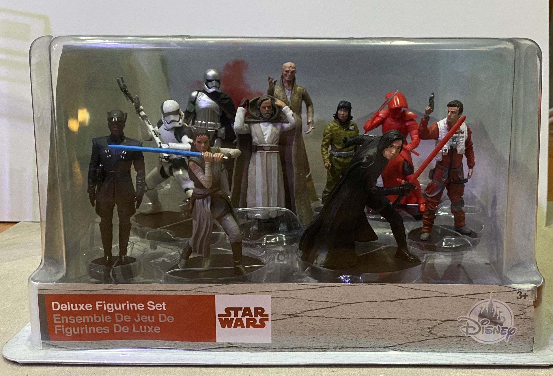 Disney Star Wars Last Jedi 10 Figurine Set New