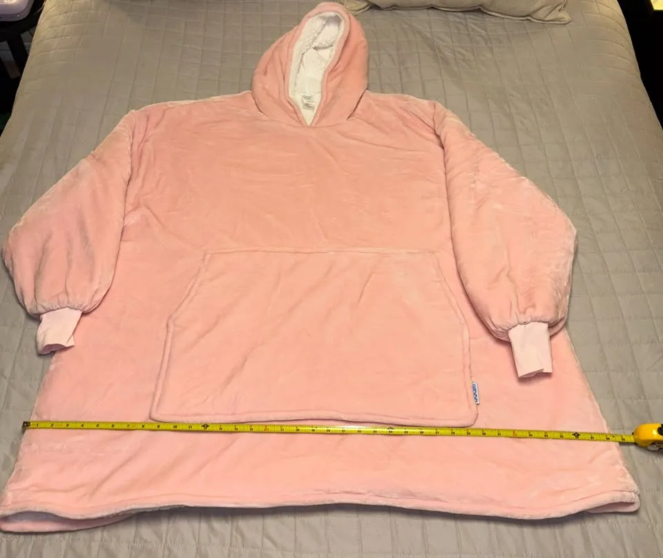 Original Light Pink Oodie with White Sherpa Lining image indicator(3)