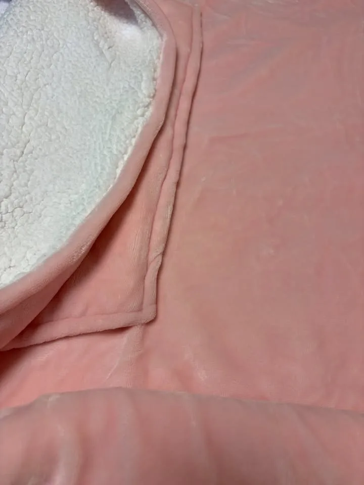 Original Light Pink Oodie with White Sherpa Lining image indicator(7)