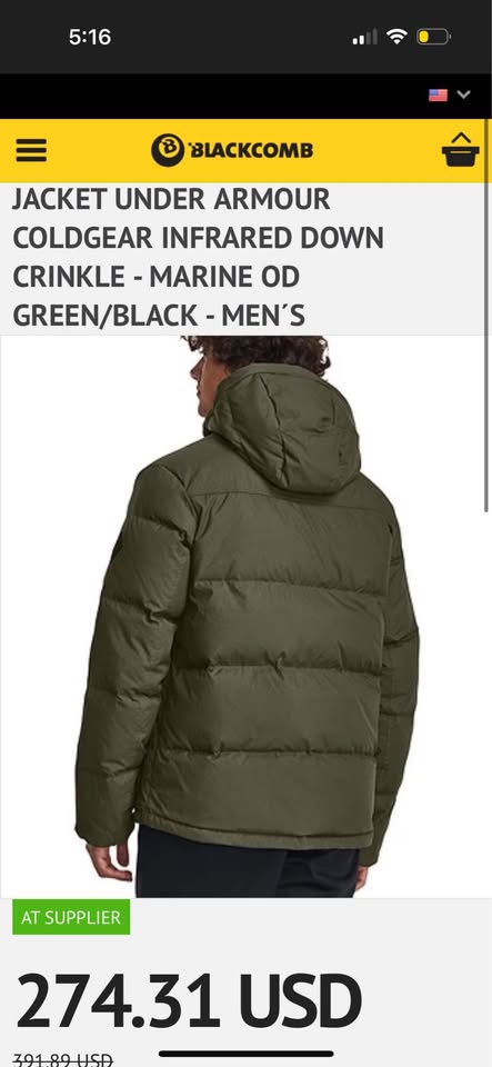 Under Armour Cold Gear Winter Puffer Jacket - photo 2