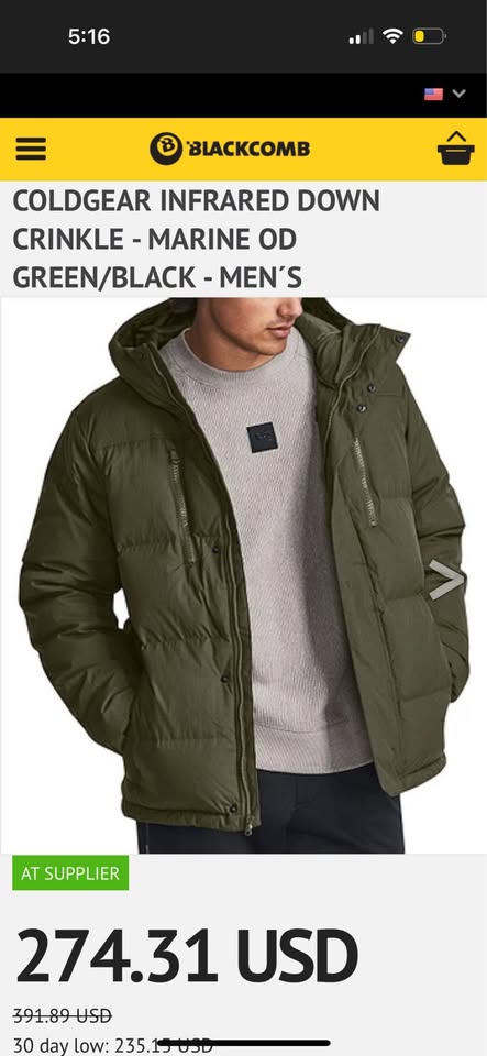 Under Armour Cold Gear Winter Puffer Jacket - photo 3