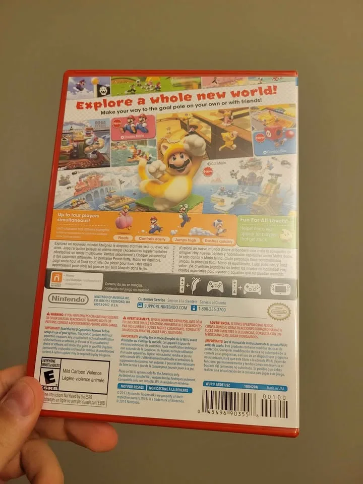 Brand New Super Mario 3D World Wii U (Collector's Item) image indicator(3)