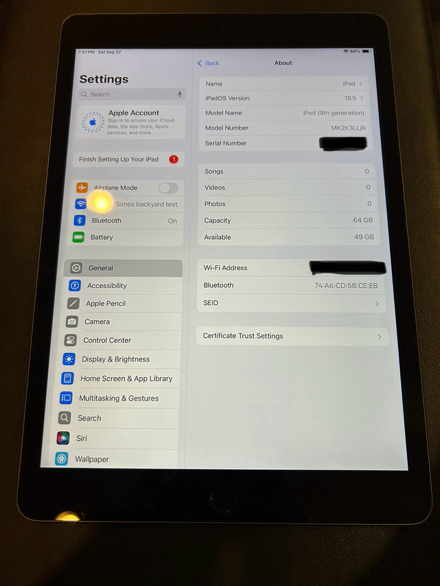 iPad 9th gen 64GB - photo 2