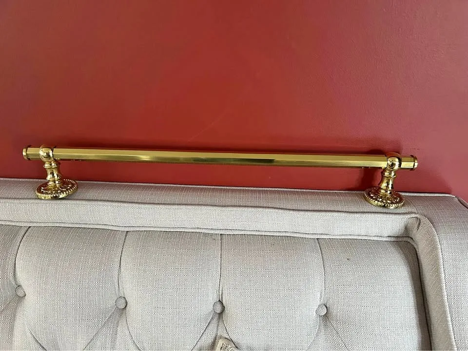 Towels Holder Bar - Gold Colour - 60 CM - Brand New! thumbnail