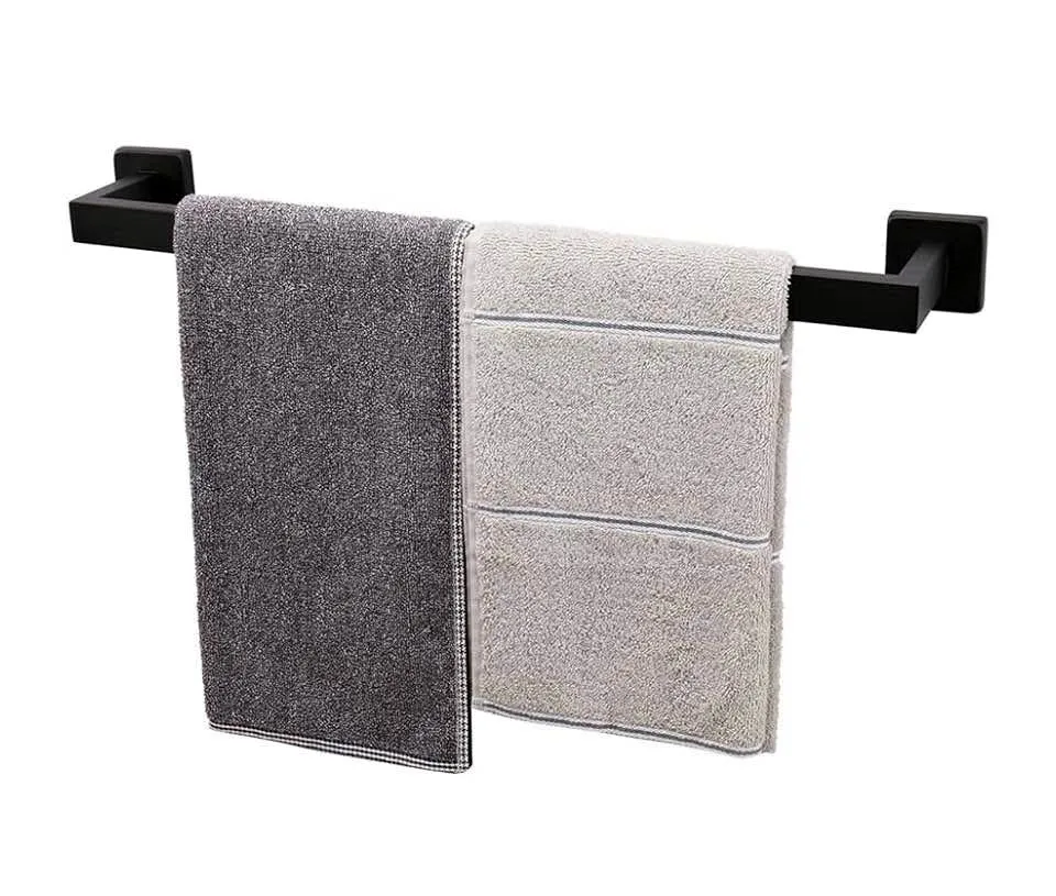 Towels Holder Bar - Black & Bronze- 20 inch / 50 CM - New thumbnail