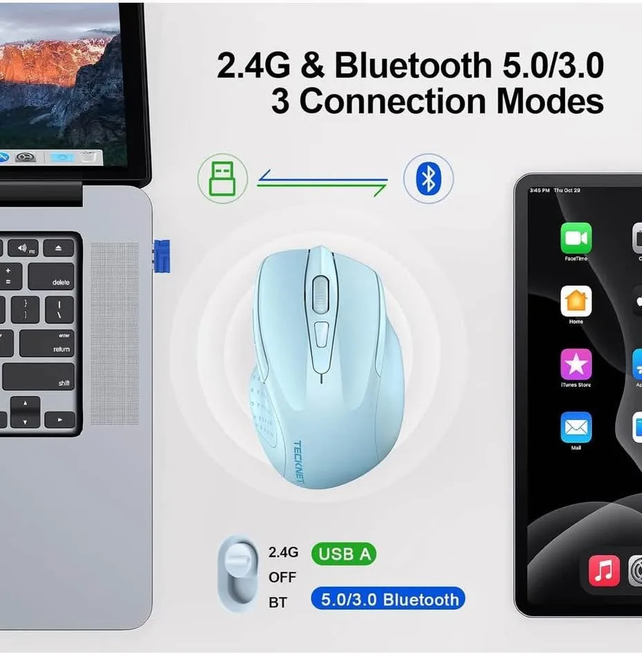 Wireless Computer Bluetooth Mouse - Brand New in Box! image indicator(3)