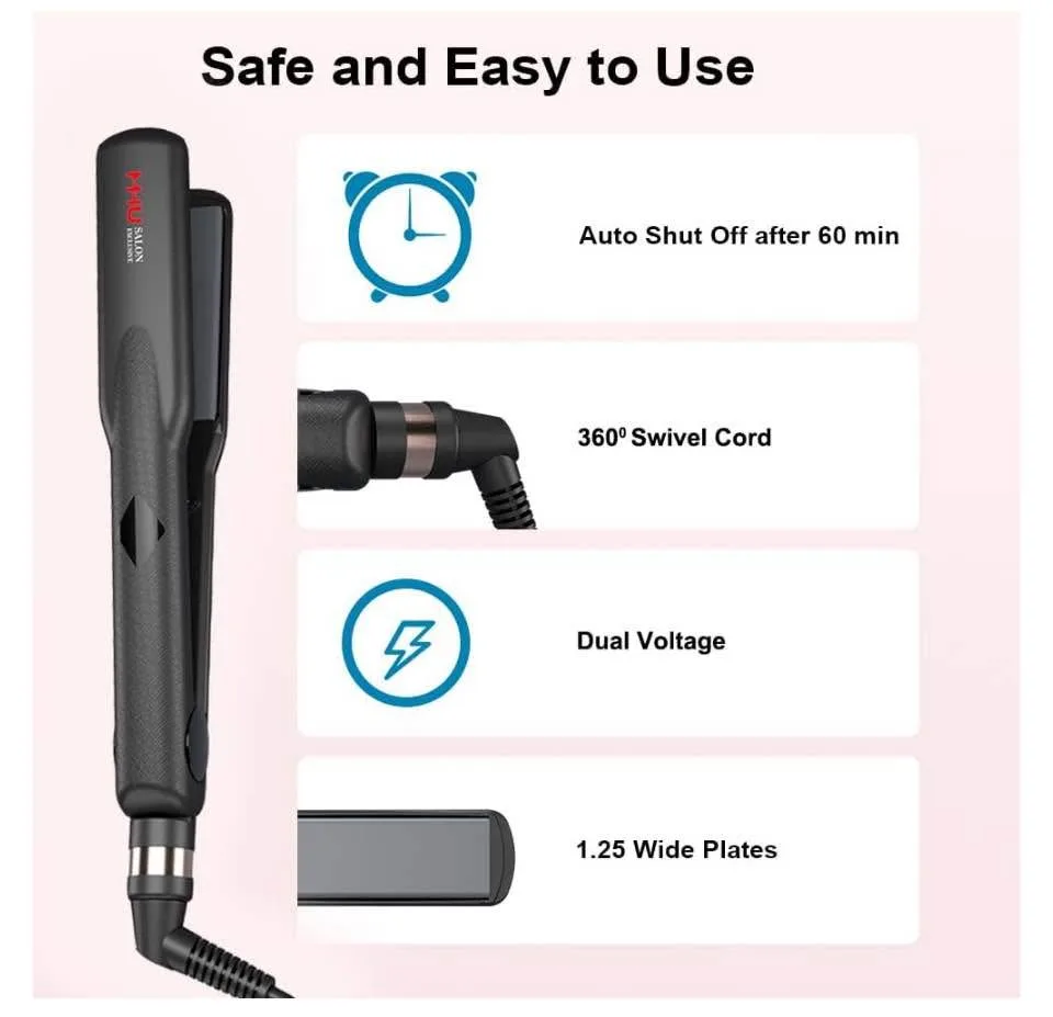 Professional Hair Straightener 1.25"- New! image indicator(2)