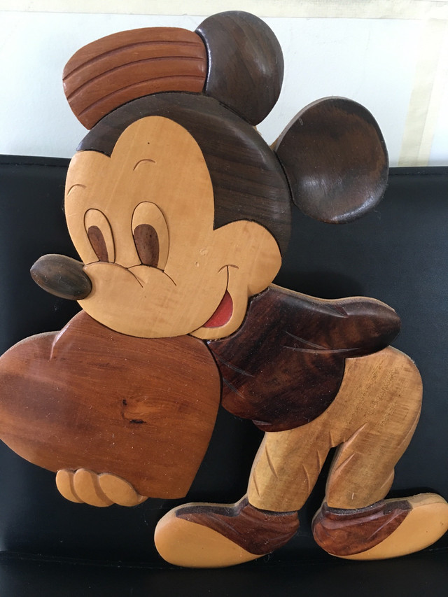 Mickey Mouse Wood Art