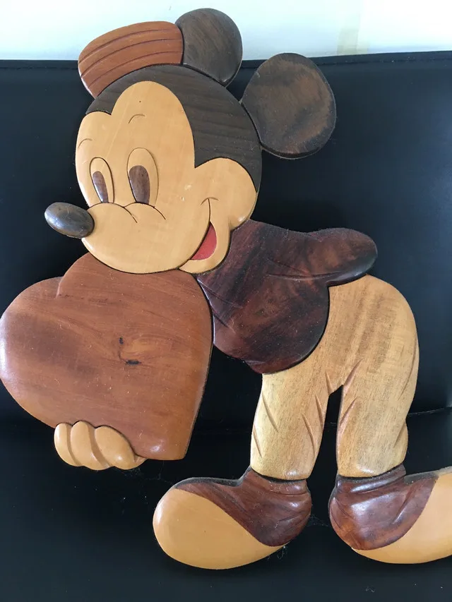 Mickey Mouse Wood Art image indicator(3)