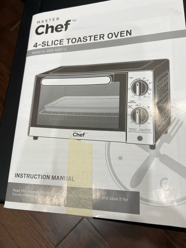 Master Chef Toaster Oven