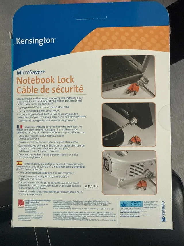 Kensington Notebook Lock image indicator(2)