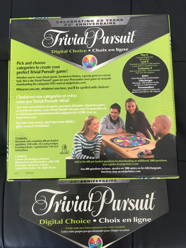 Trivial Pursuit Digital Choice 25th Anniversary Edition image indicator(4)