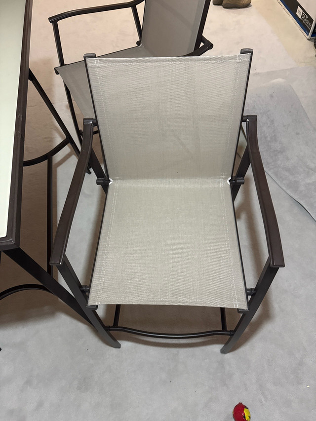 Outdoor High Top Table with Chairs - photo 2