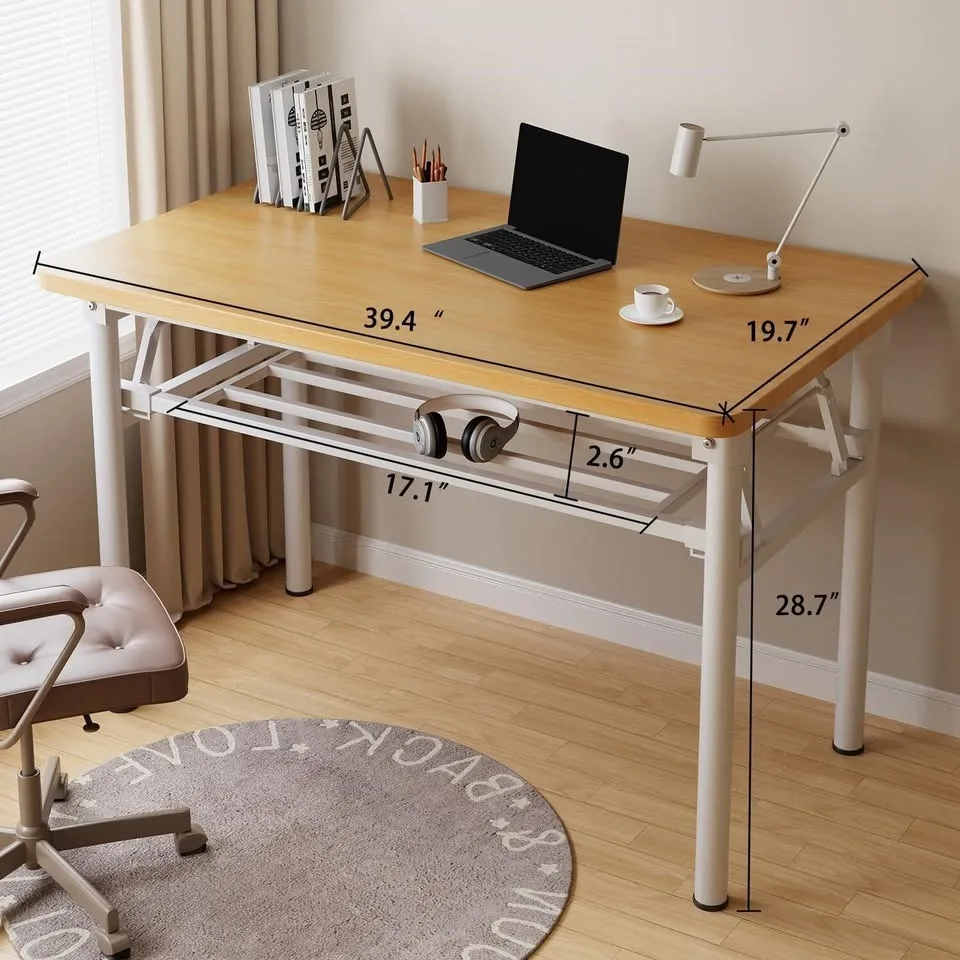 Mrsanmu Folding Desk,39.4 Inch - Brand New in Box! image indicator(2)