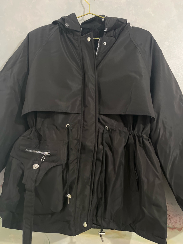 Black Hooded Jacket, XL - photo 2