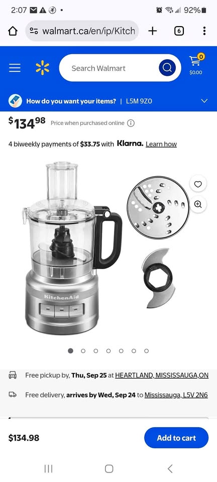 Kitchen Aid food processor missing disc ...