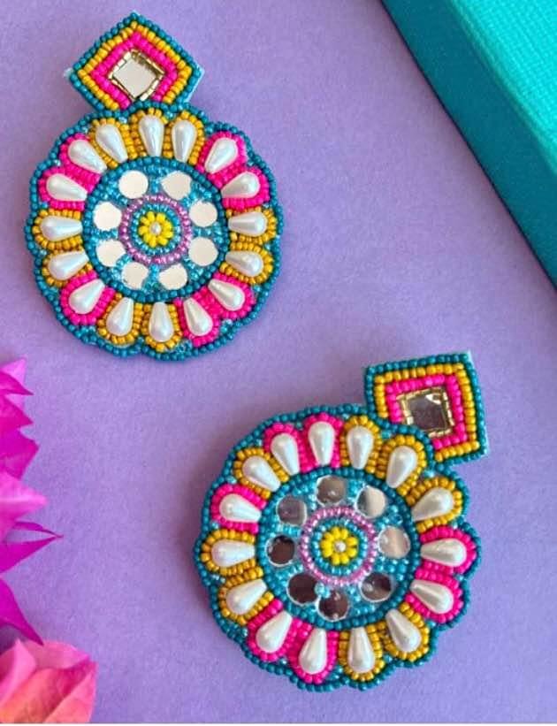 Mutli color earrings