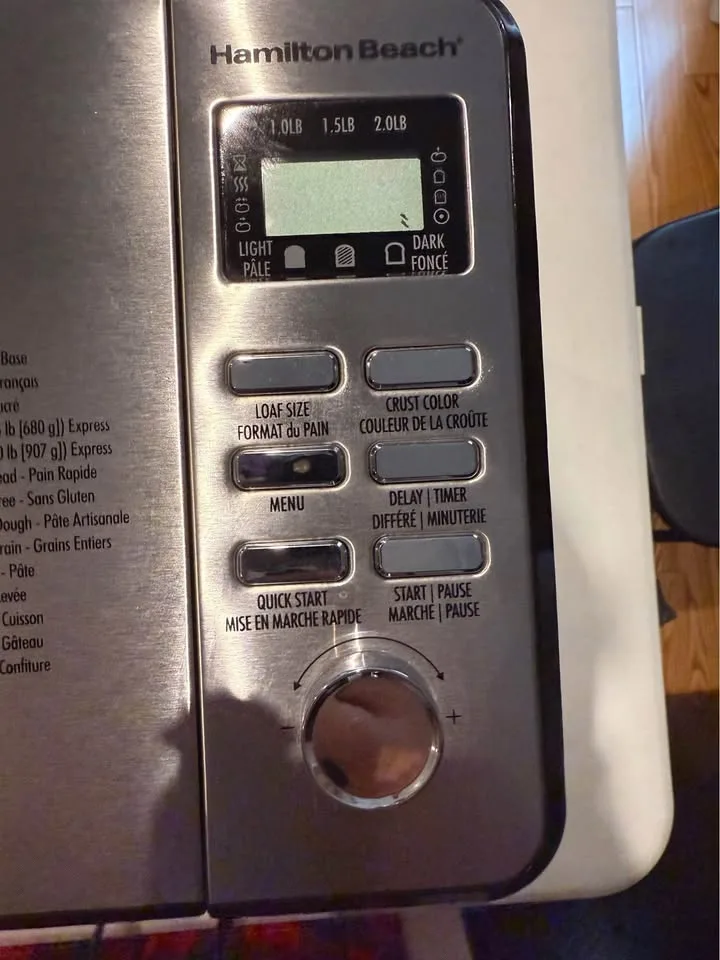 Hamilton Beach Bread Maker – Premium Model (14 Cycles) image indicator(5)