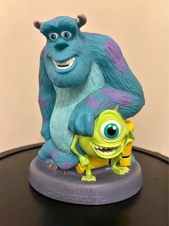 Disney Pixar Monsters Inc. Sulley & Mike Coin Bank thumbnail