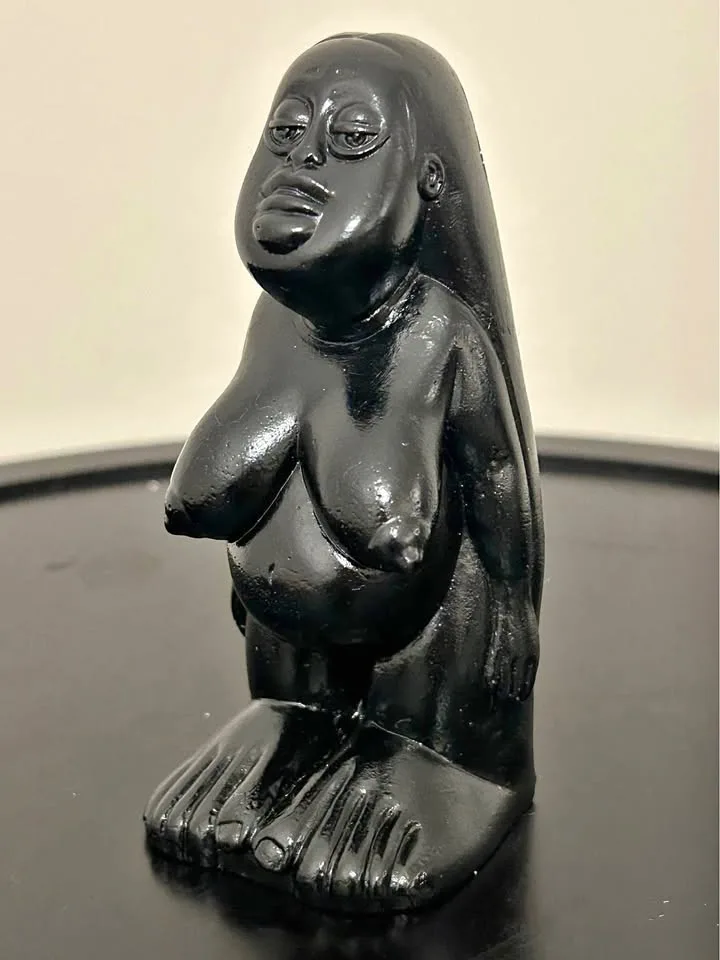 Vintage Coco Joe’s Goddess of Fertility Lava Figurine thumbnail