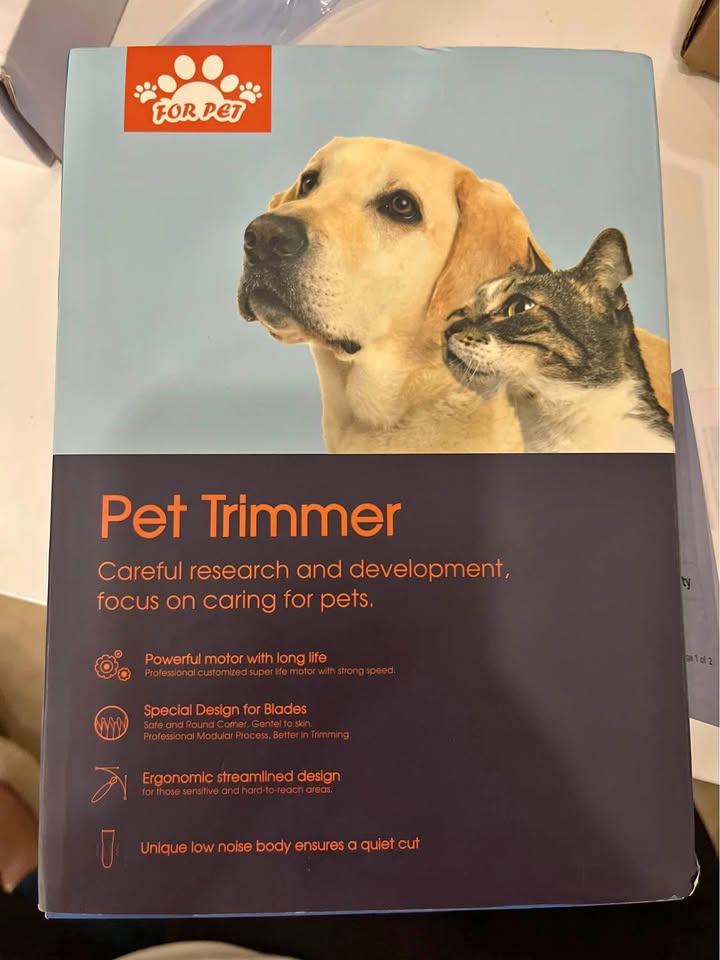 FOR PET Pet trimmer kit