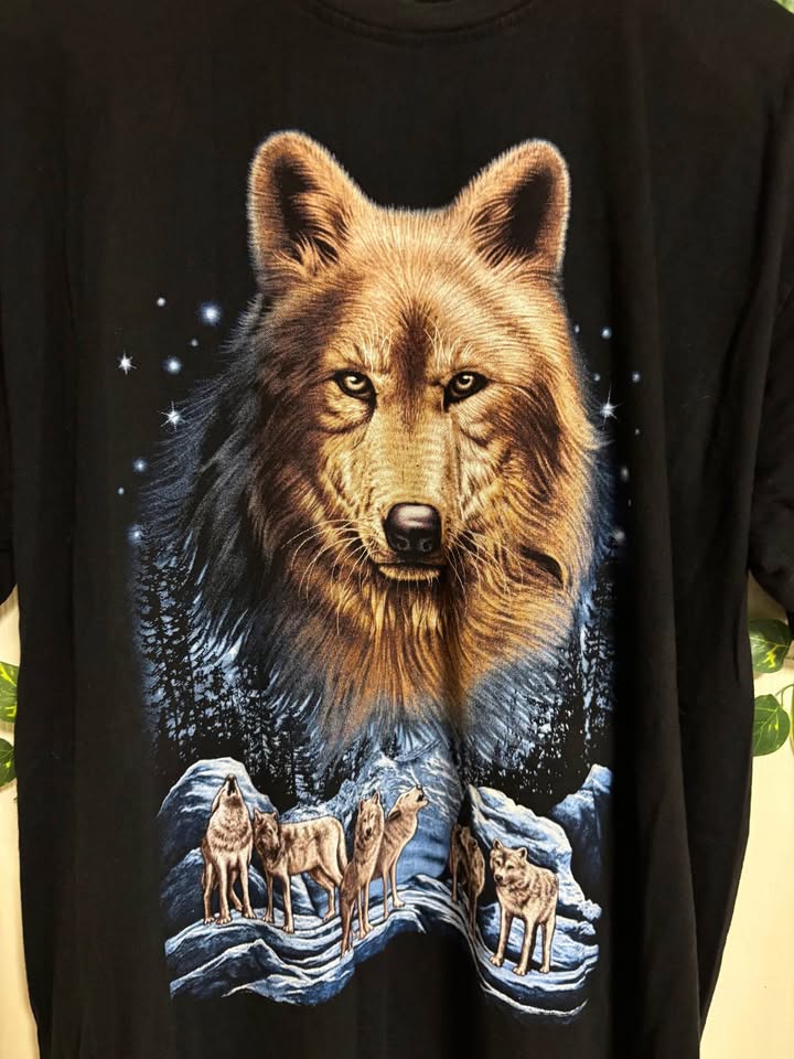 La viola Vintage Wolf double sided print - photo 4