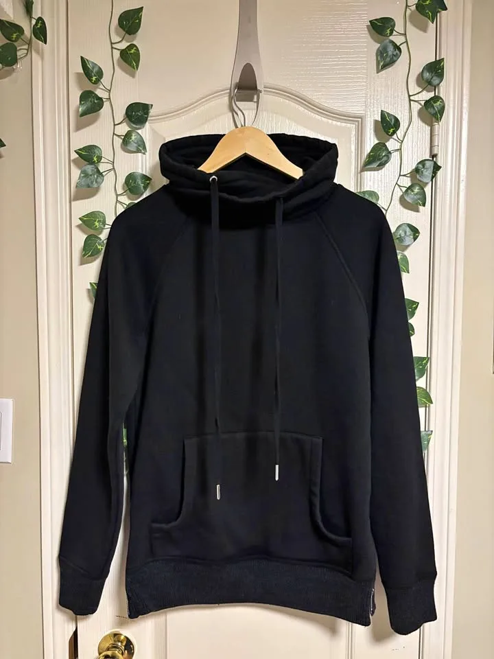 Karl Lagerfeld Paris Black Cowl Neck Pull Over Sweater small thumbnail