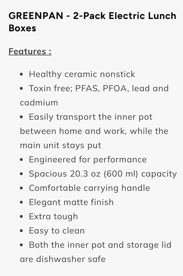 2 Electric lunch boxes  2 sets left - photo 5