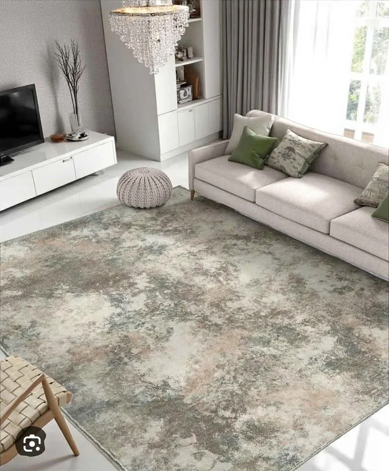 5x7 WASHABLE CREAM VINTAGE RUG — BRAND NEW FALL IN LOVE🍂 thumbnail