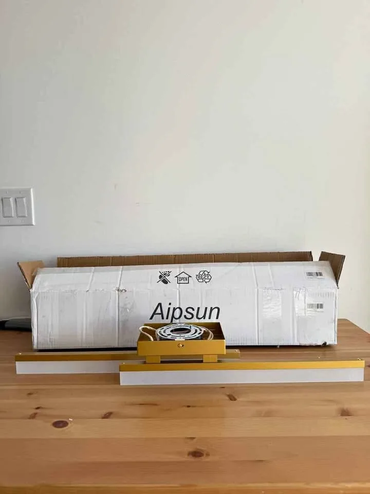 30" Gold LED Bathroom Light – Aipsun thumbnail