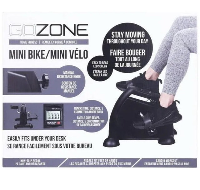 Brand New GoZone Portable Exercise Fitness Mini Bike