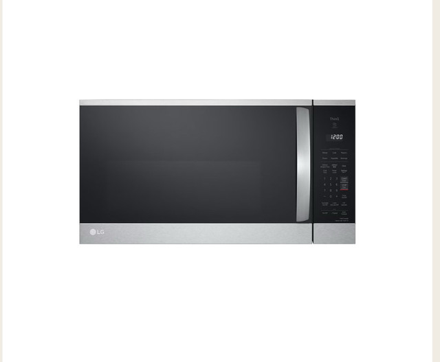 LG 1.8 cu ft Smart WiFi Over-the-Range Microwave Oven - photo 2