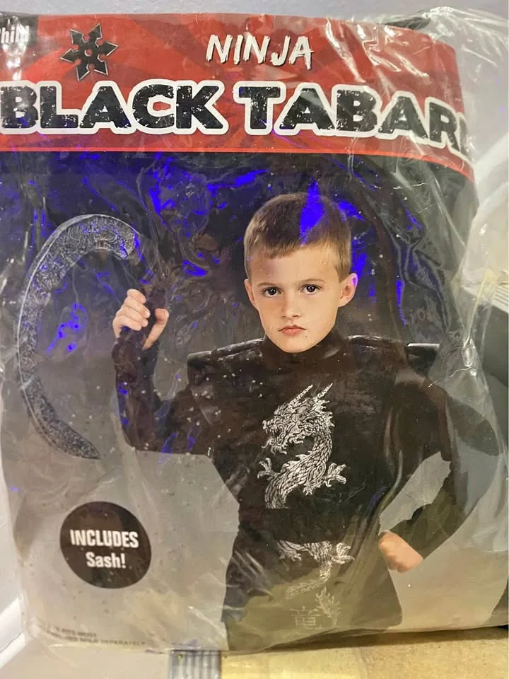 Ninja Halloween costume med (8-10) thumbnail