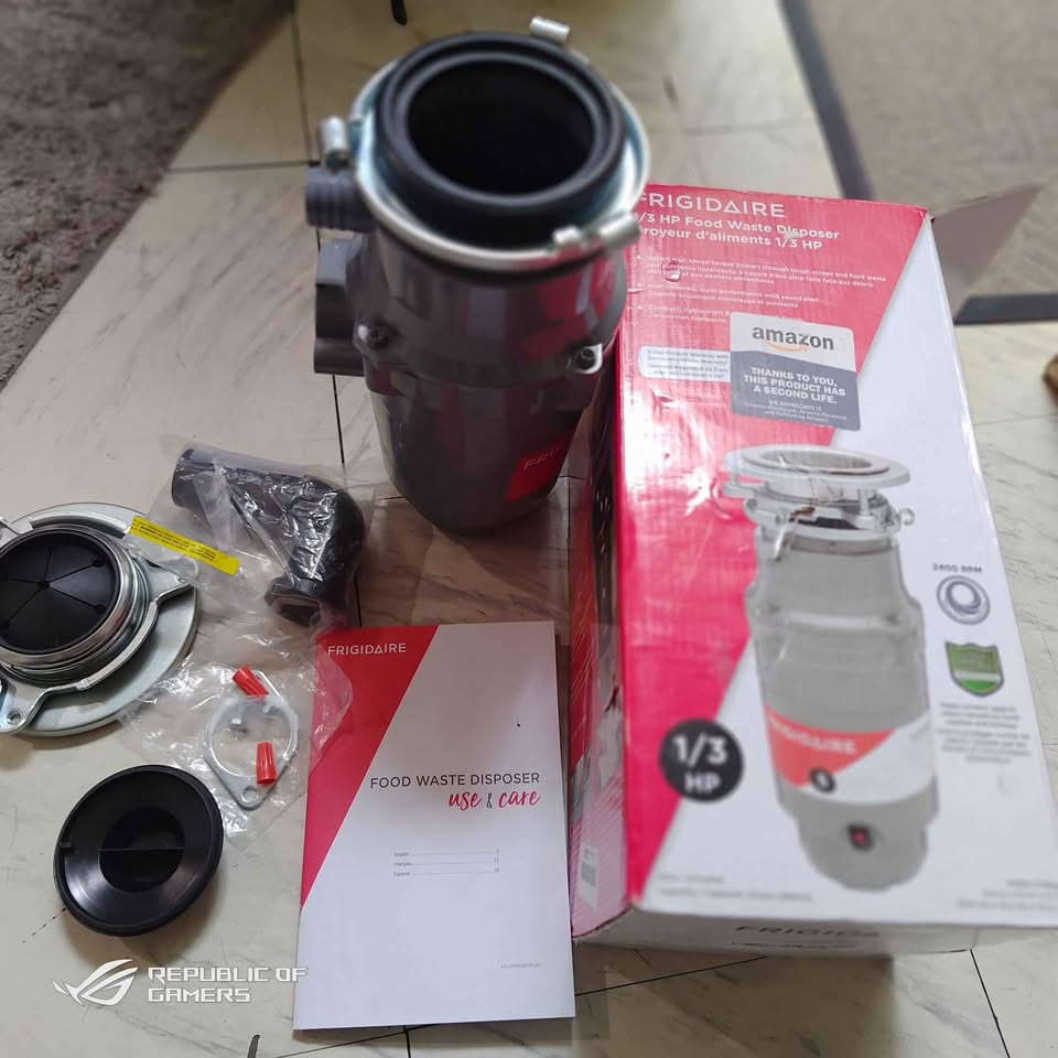 Frigidaire 1/3 HP Direct Wire Garbage Disposal - photo 2