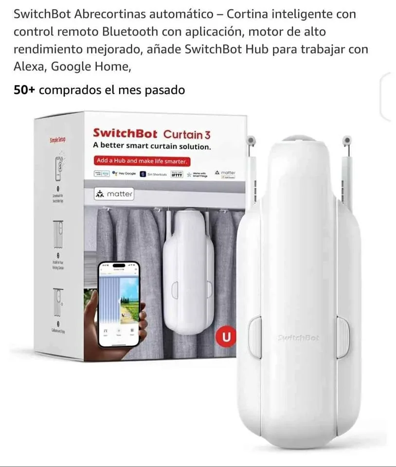 SwitchBot Abrecortinas automático thumbnail