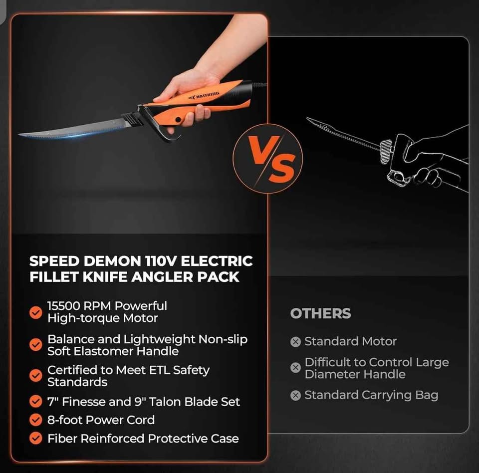 KastKing Speed Demon 110V Electric Fillet Knife - photo 5