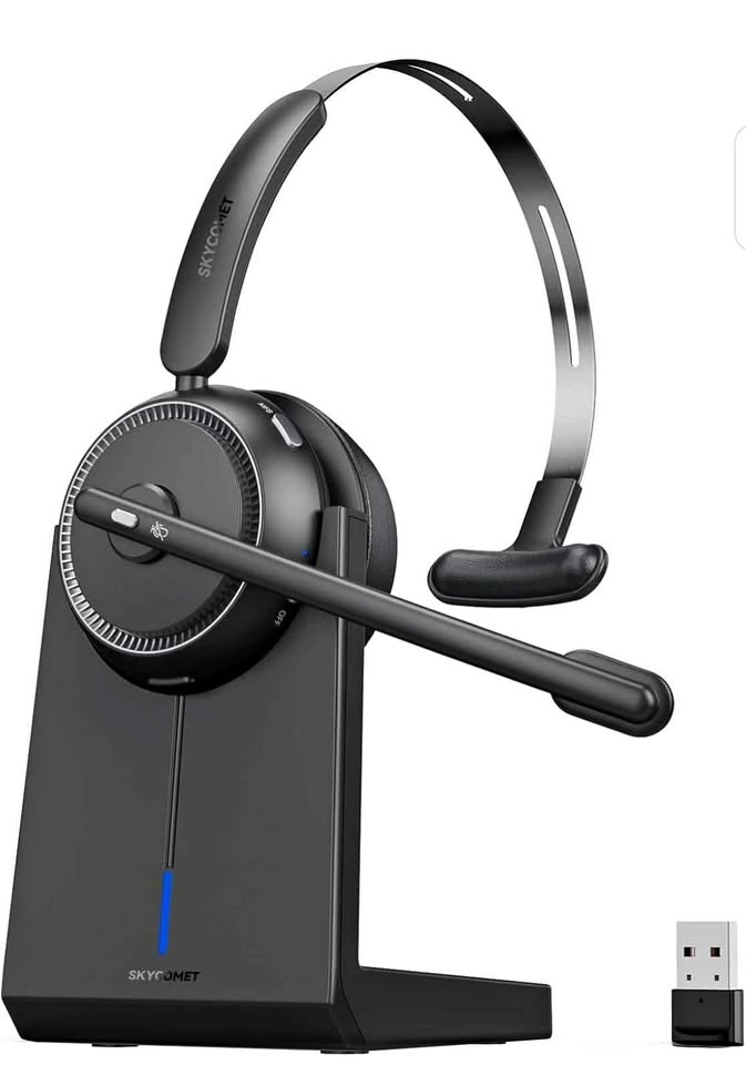 AI Noise Cancelling Wireless Headphones