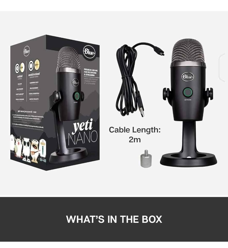 Micrófono USB - Logitech for Creators Blue Yeti Nano - photo 4