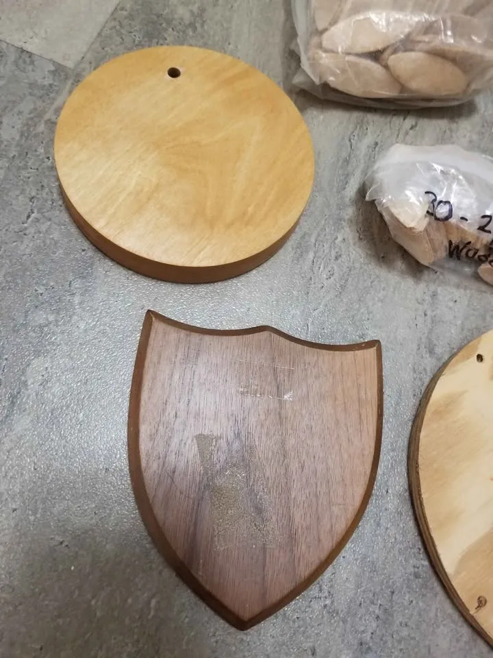 Wooden Oval Disks & Plaques DIY woodworking crafts image indicator(2)