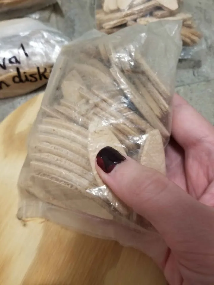 Wooden Oval Disks & Plaques DIY woodworking crafts image indicator(5)