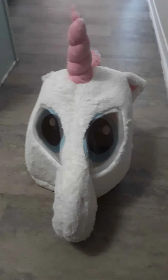 Unicorn face mask image indicator(4)