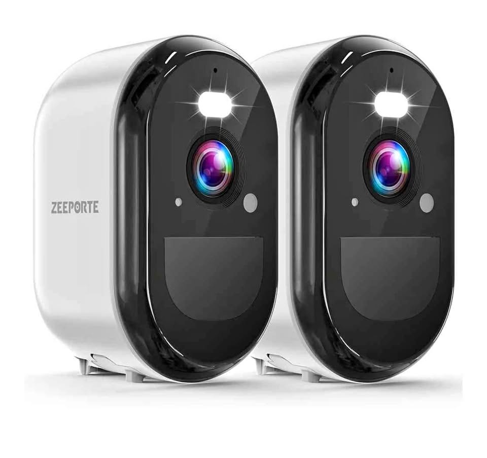 2K Security Cameras Wireless Outdoor, WiFi Battery Powered